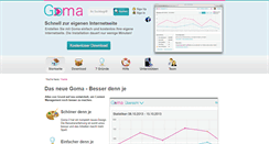 Desktop Screenshot of goma-cms.org